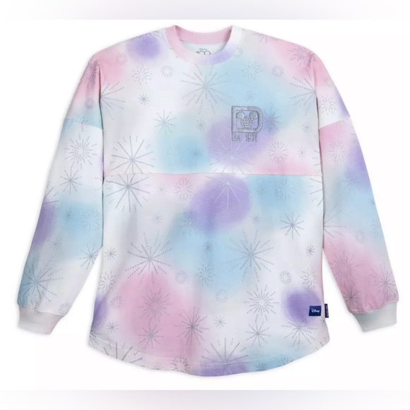 Mickey Mouse and Friends Glitter Disney100 Spirit Jersey in XXL Plus Size - Picture 2 of 10